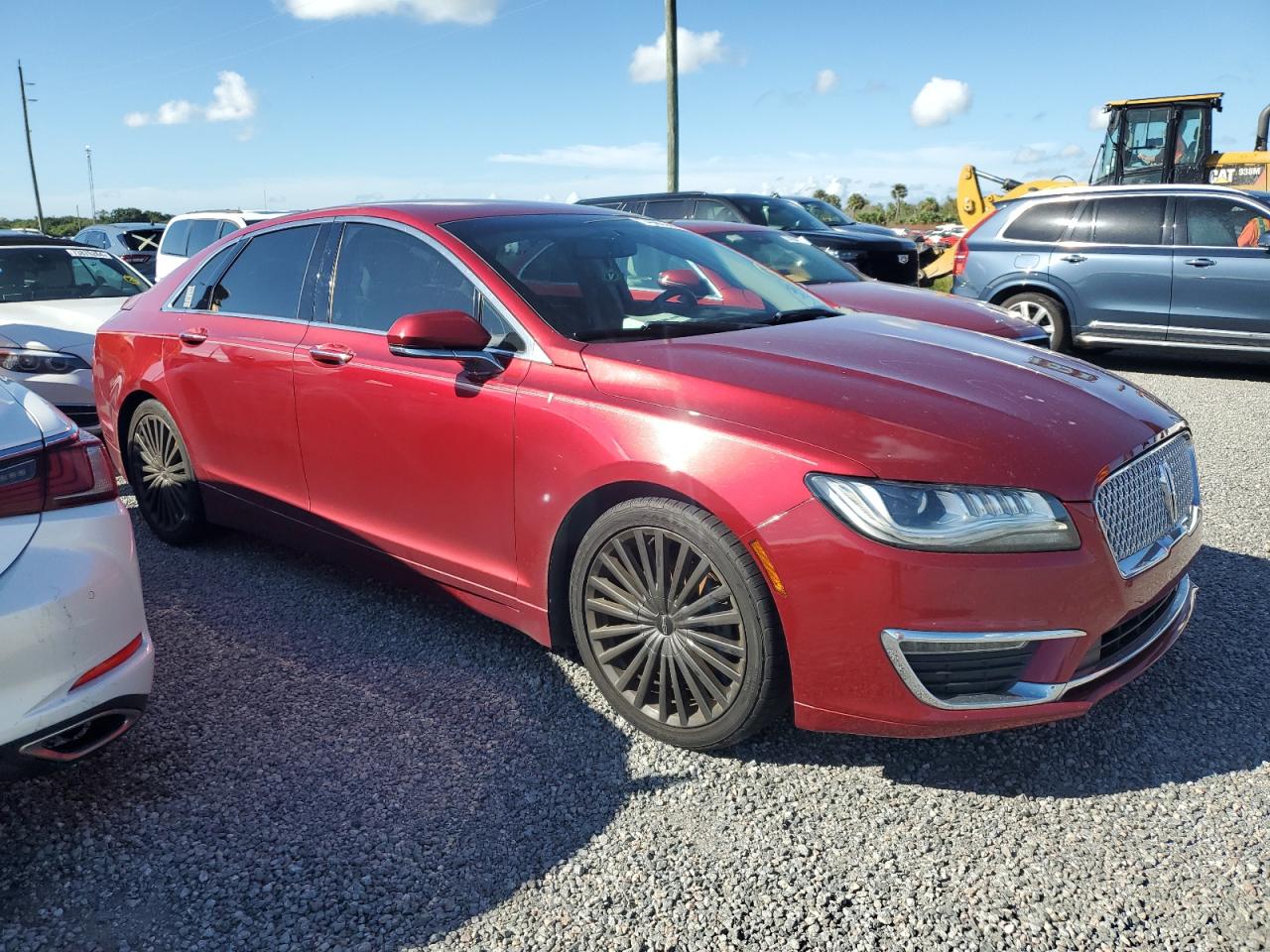 2017 Lincoln MKZ VIN 3LN6L5E97HR654801 Copart auction photo, water/flood damage thumbnail 4