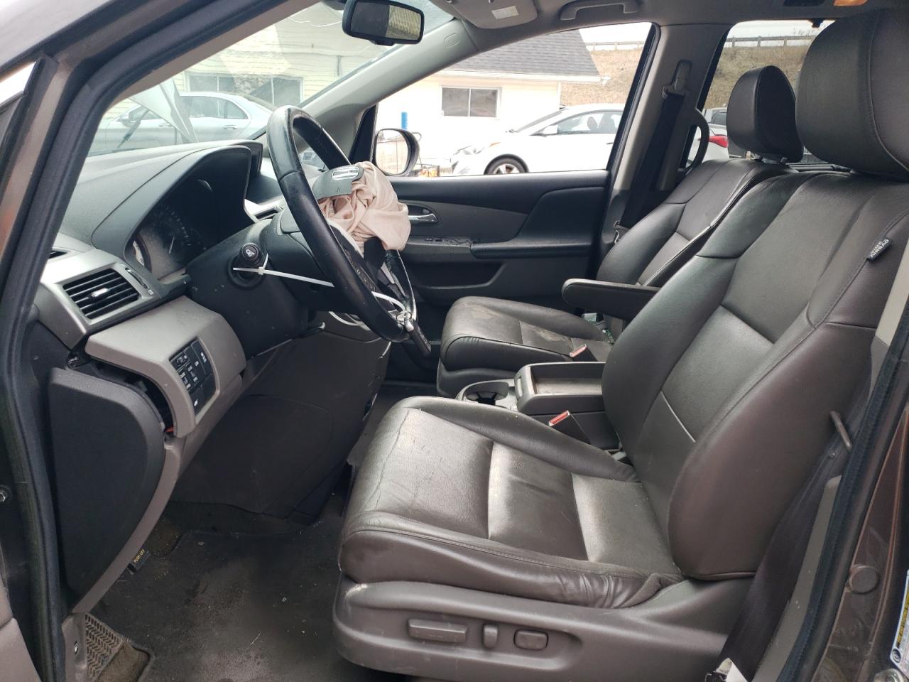 2014 Honda Odyssey VIN 5FNRL5H67EB006410 Copart auction photo, front end / undercarriage damage thumbnail 7