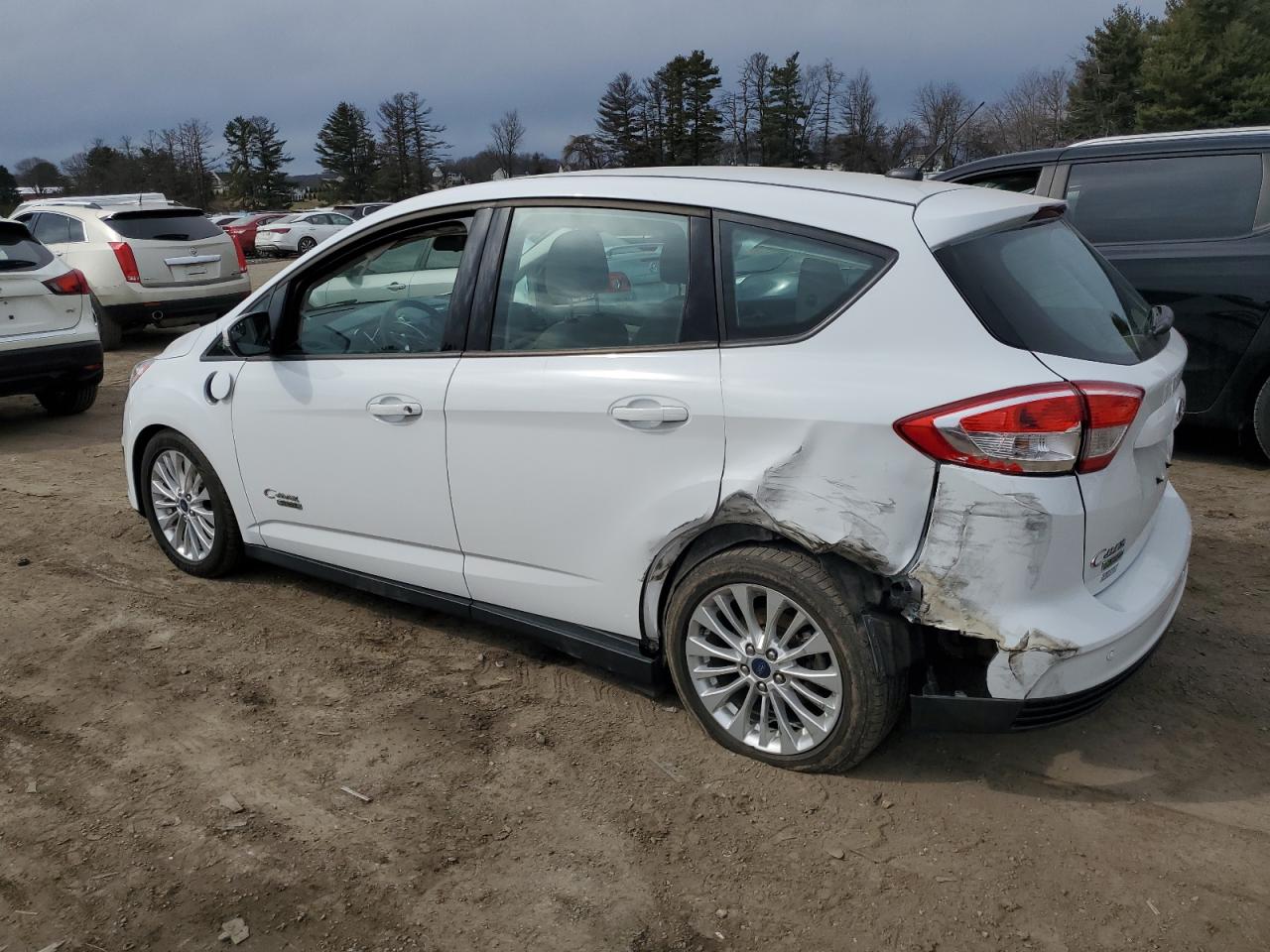 2017 Ford C-MAX VIN 1FADP5EU8HL109456 Copart auction photo, rear end damage thumbnail 2