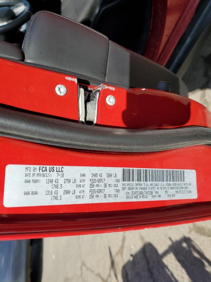 2018 Dodge Journey VIN 3C4PDCAB9JT447290 Copart auction photo, side / front end damage thumbnail 13