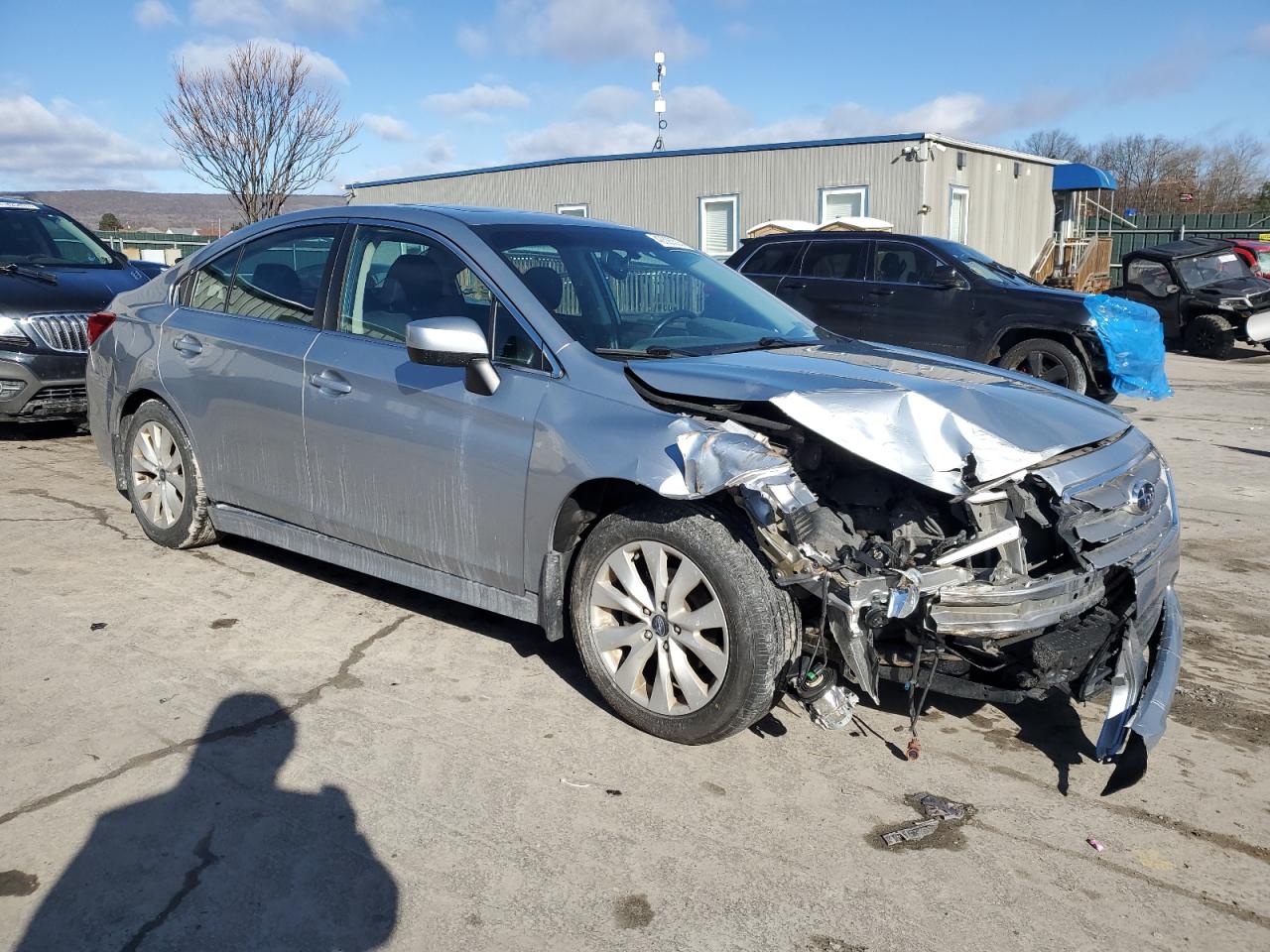 2015 Subaru Legacy VIN 4S3BNAD68F3018770 Copart auction photo, front end / side damage thumbnail 4