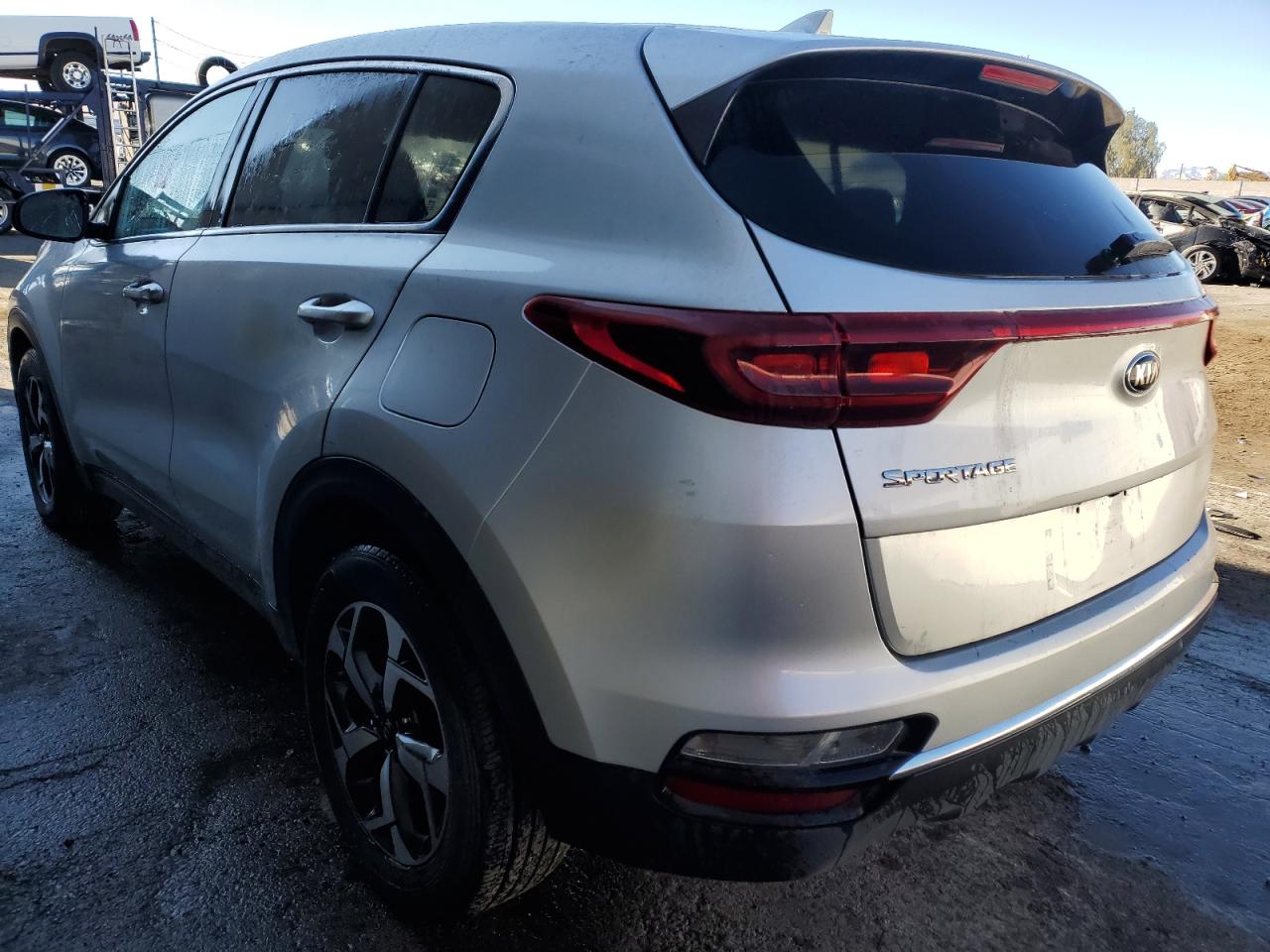 2021 KIA Sportage VIN KNDPM3AC5M7932091 Copart auction photo, top/roof damage thumbnail 2
