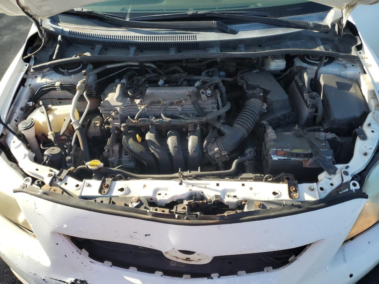 2010 Toyota Corolla VIN 1NXBU4EE2AZ285119 Copart auction photo, front end / side damage thumbnail 11