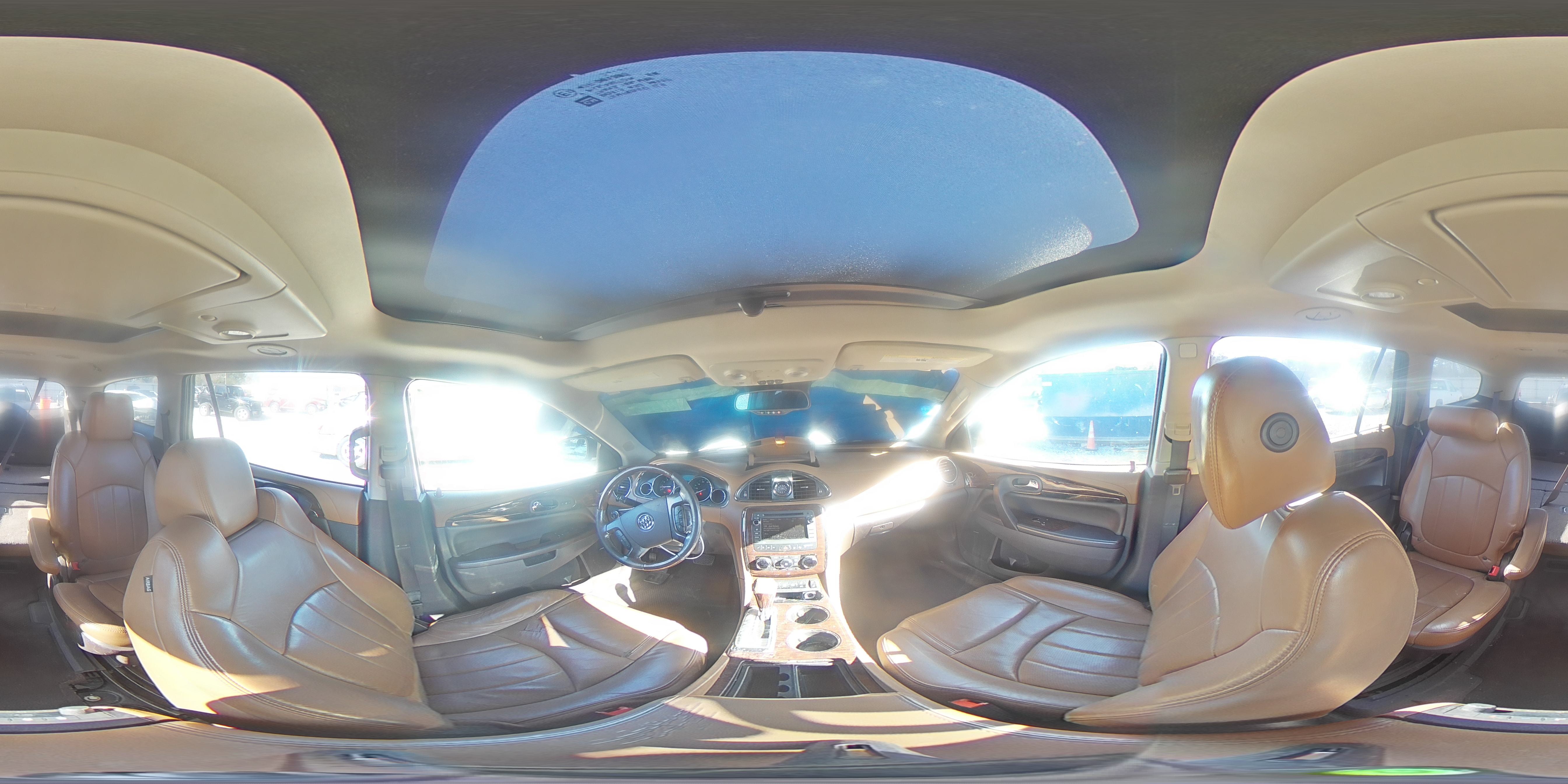 2014 Buick Enclave VIN 5GAKRCKD1EJ193567 Copart auction photo, front end / undercarriage damage thumbnail 16
