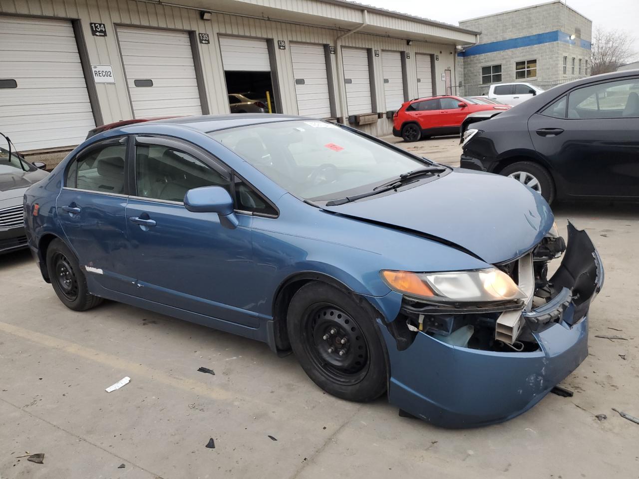 2006 Honda Civic VIN 1HGFA16556L119123 Copart auction photo, front end / side damage thumbnail 4