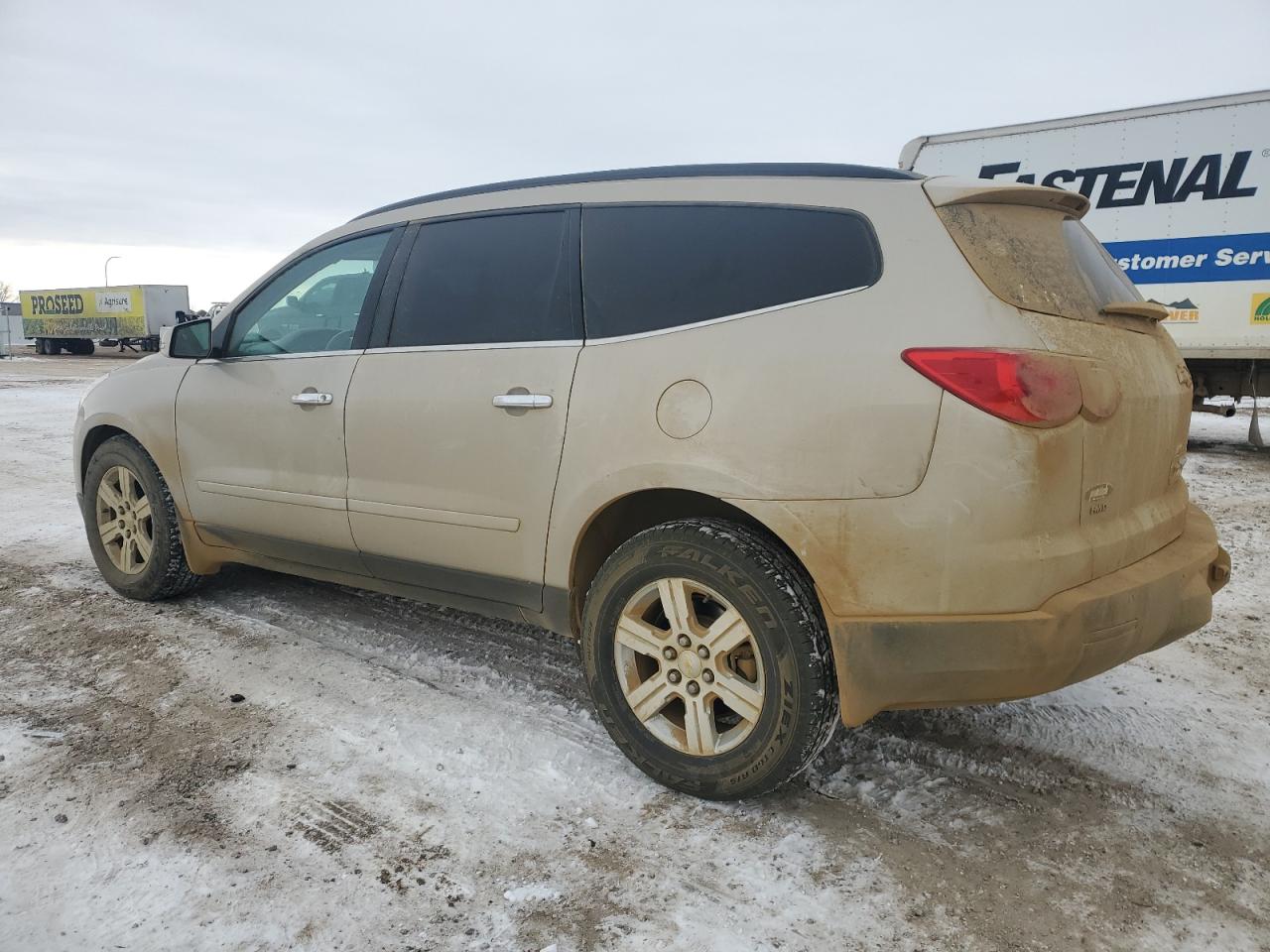2012 Chevrolet Traverse VIN 1GNKVJED1CJ177500 Copart auction photo, front end / side damage thumbnail 2