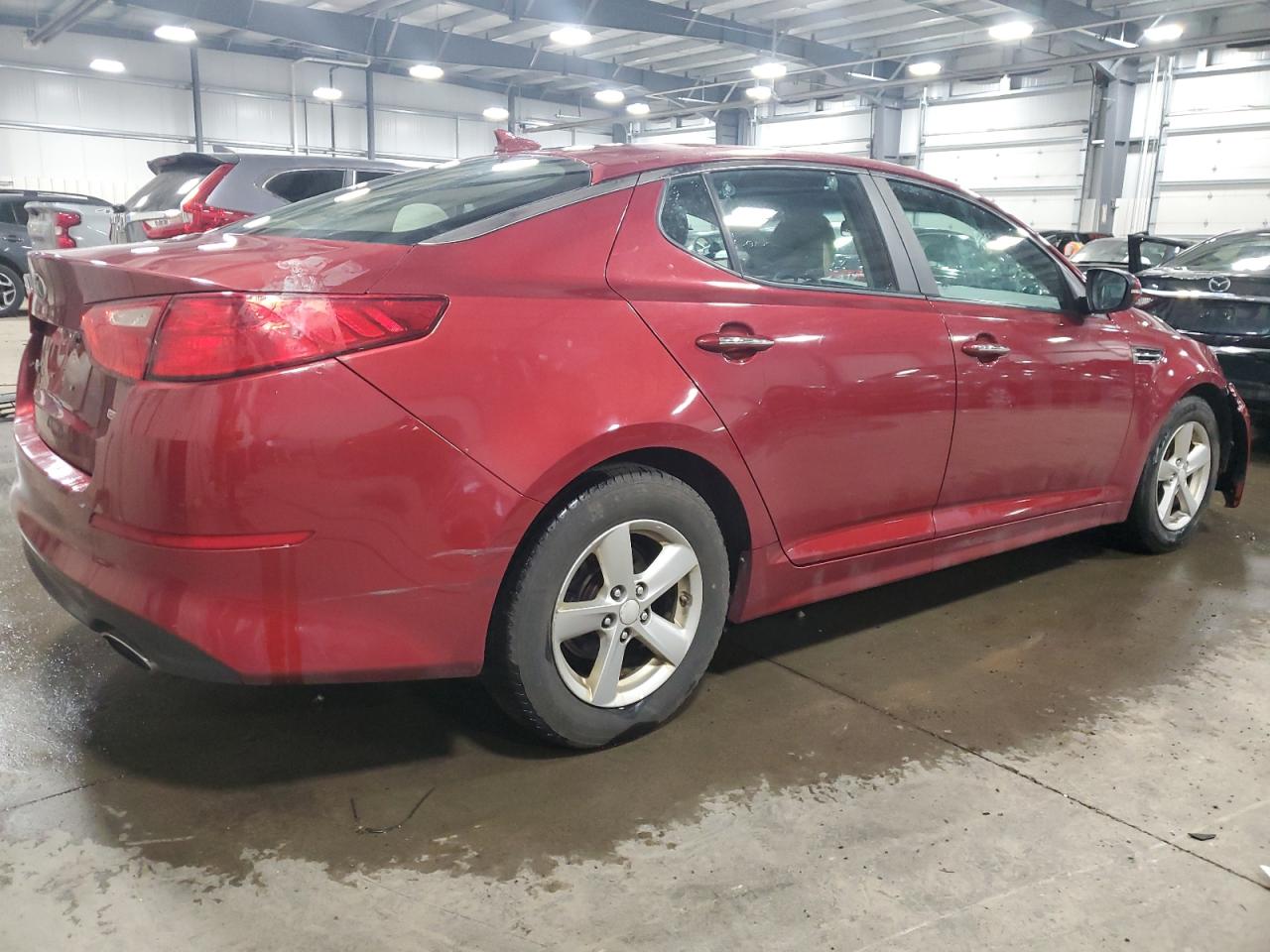 2014 KIA Optima VIN 5XXGM4A74EG305688 Copart auction photo, front end damage thumbnail 3
