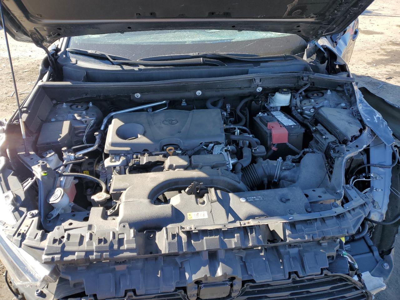2021 Toyota RAV 4 VIN 2T3K1RFV2MC127901 Copart auction photo, rollover damage thumbnail 13