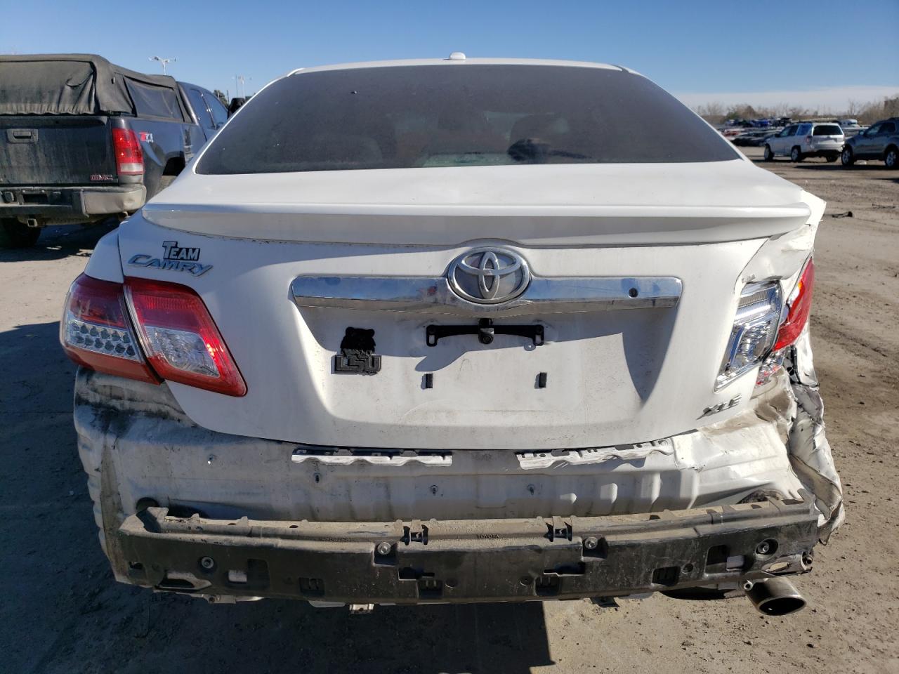 2010 Toyota Camry VIN 4T4BF3EK0AR058804 Copart auction photo, rear end / hail damage thumbnail 6