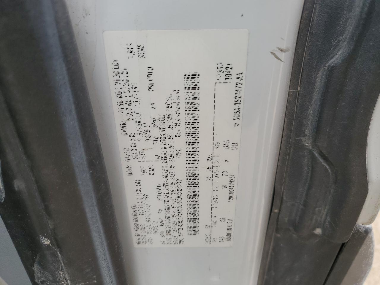 2018 Ford Transit VIN 1FBAX2CM9JKA86087 Copart auction photo, side damage thumbnail 13