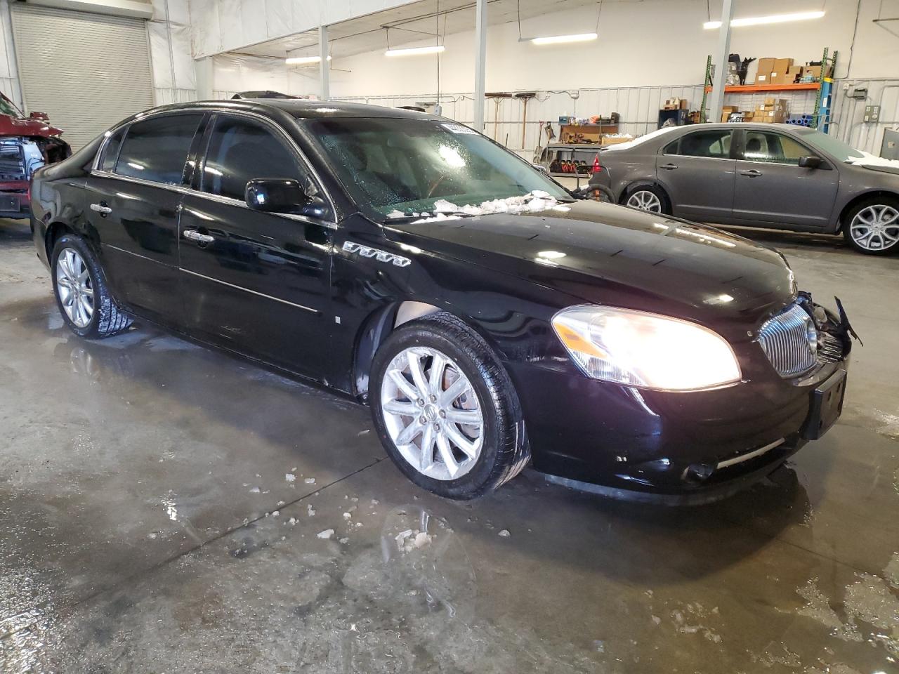 2008 Buick Lucerne VIN 1G4HE57Y28U141360 Copart auction photo, front end damage thumbnail 4