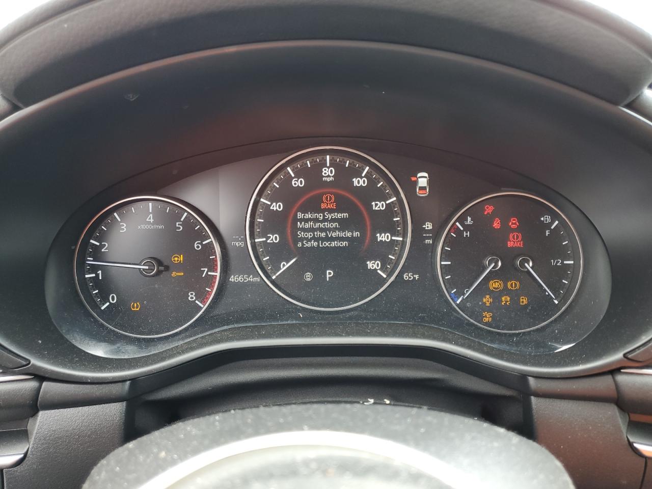 2021 Mazda 3 VIN JM1BPAAL3M1304801 Copart auction photo, all over damage thumbnail 9