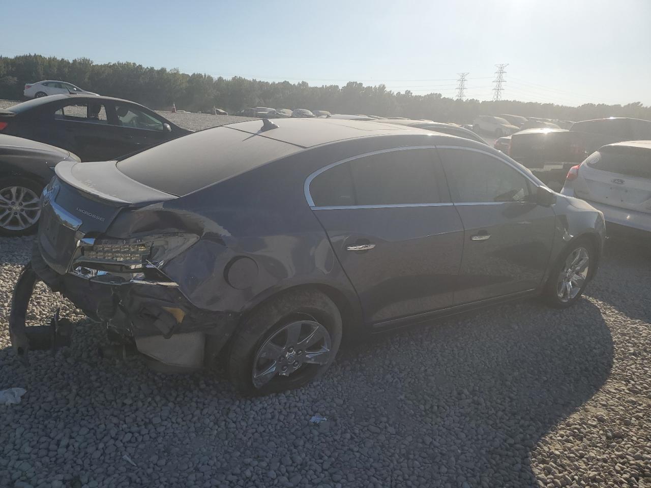 2013 Buick LaCrosse VIN 1G4GH5E35DF252560 Copart auction photo, side / rear end damage thumbnail 3