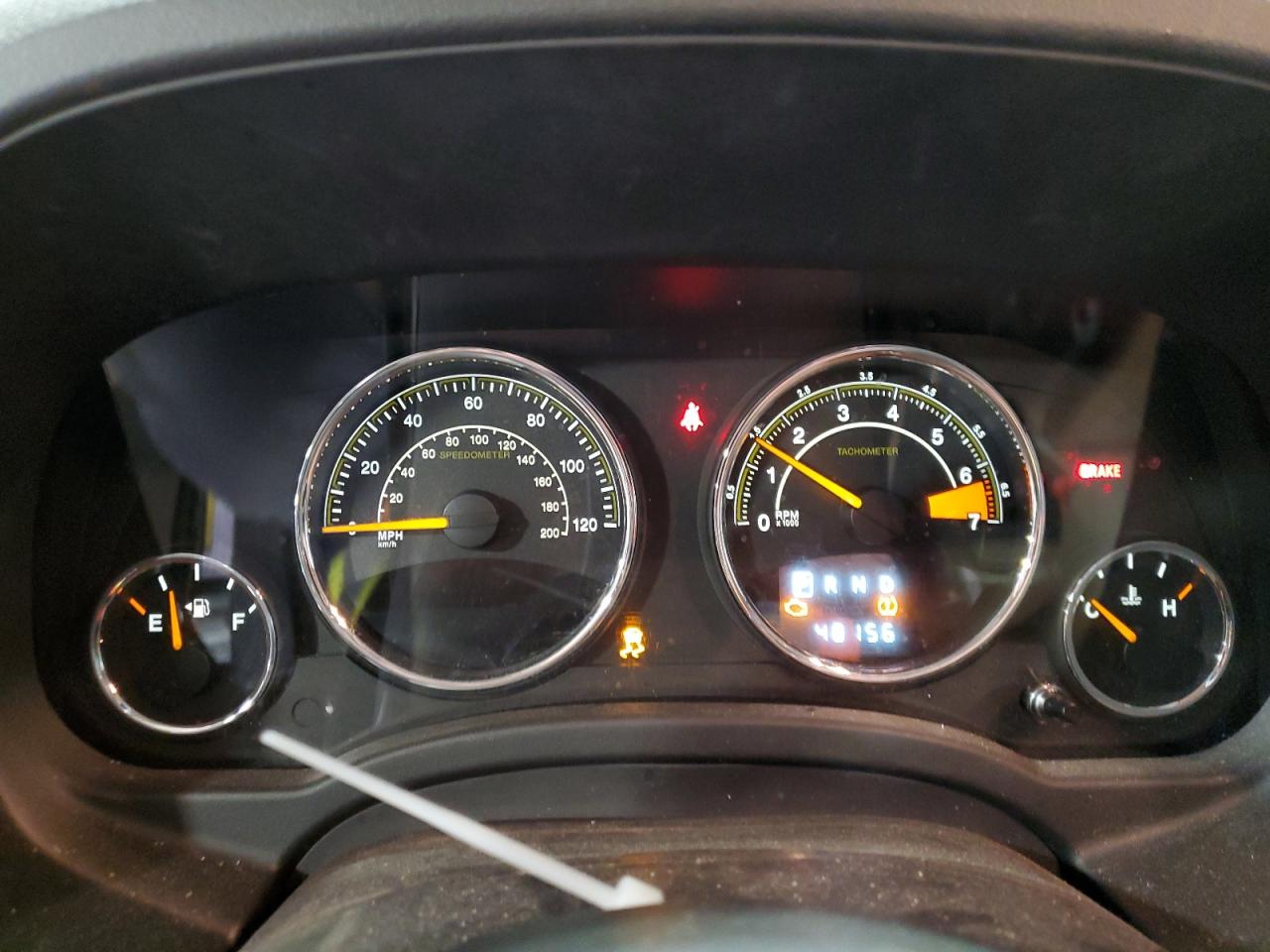 2014 Jeep Compass VIN 1C4NJCEA1ED823364 Copart auction photo, side / front end damage thumbnail 9