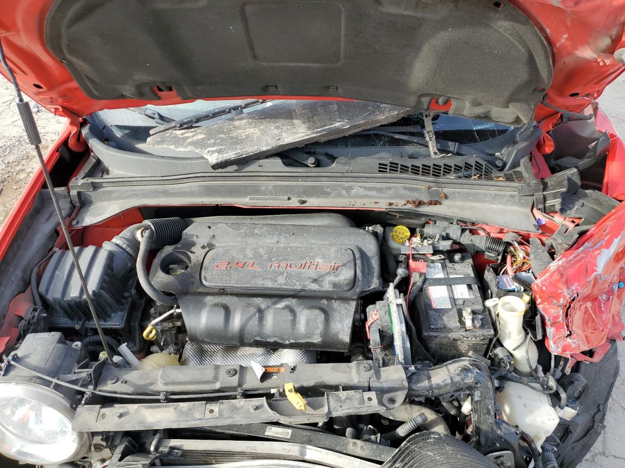 2018 Jeep Renegade VIN ZACCJABB2JPJ15691 Copart auction photo, front end / side damage thumbnail 13