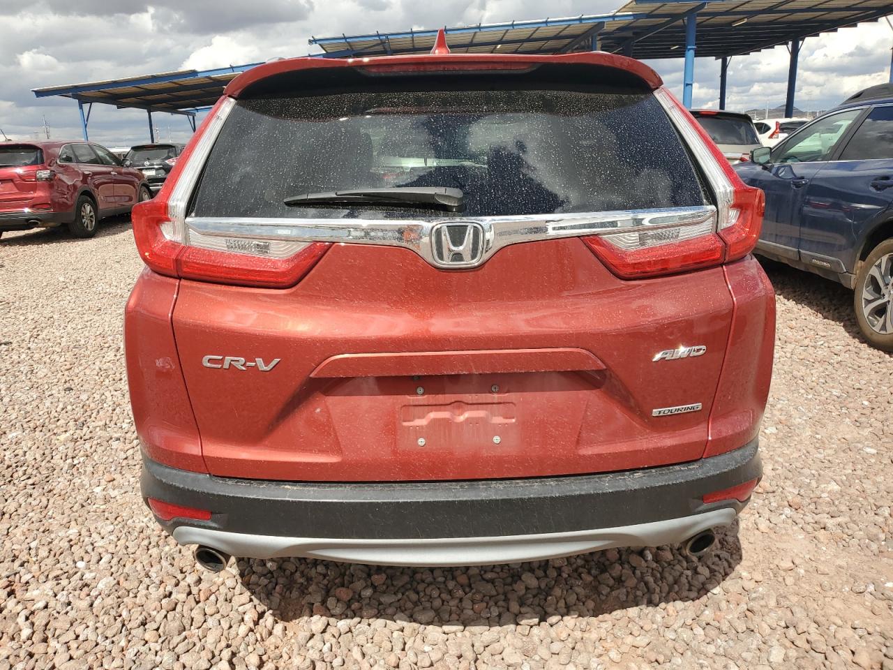 2018 Honda CR-V VIN 2HKRW2H9XJH670518 Copart auction photo, front end damage thumbnail 6