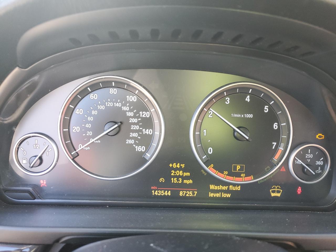 2011 BMW 5er VIN WBAFR1C58BC672190 Copart auction photo, front end / side damage thumbnail 9