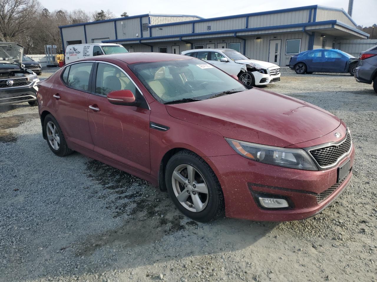 2014 KIA Optima VIN 5XXGM4A7XEG339571 Copart auction photo, rear end damage thumbnail 4