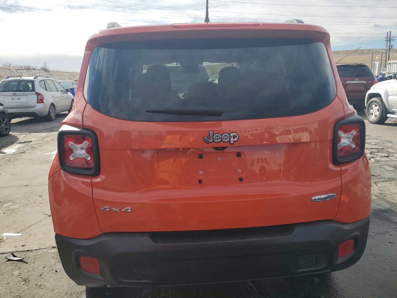 2016 Jeep Renegade VIN ZACCJBBT3GPC93250 Copart auction photo, front end / hail damage thumbnail 6