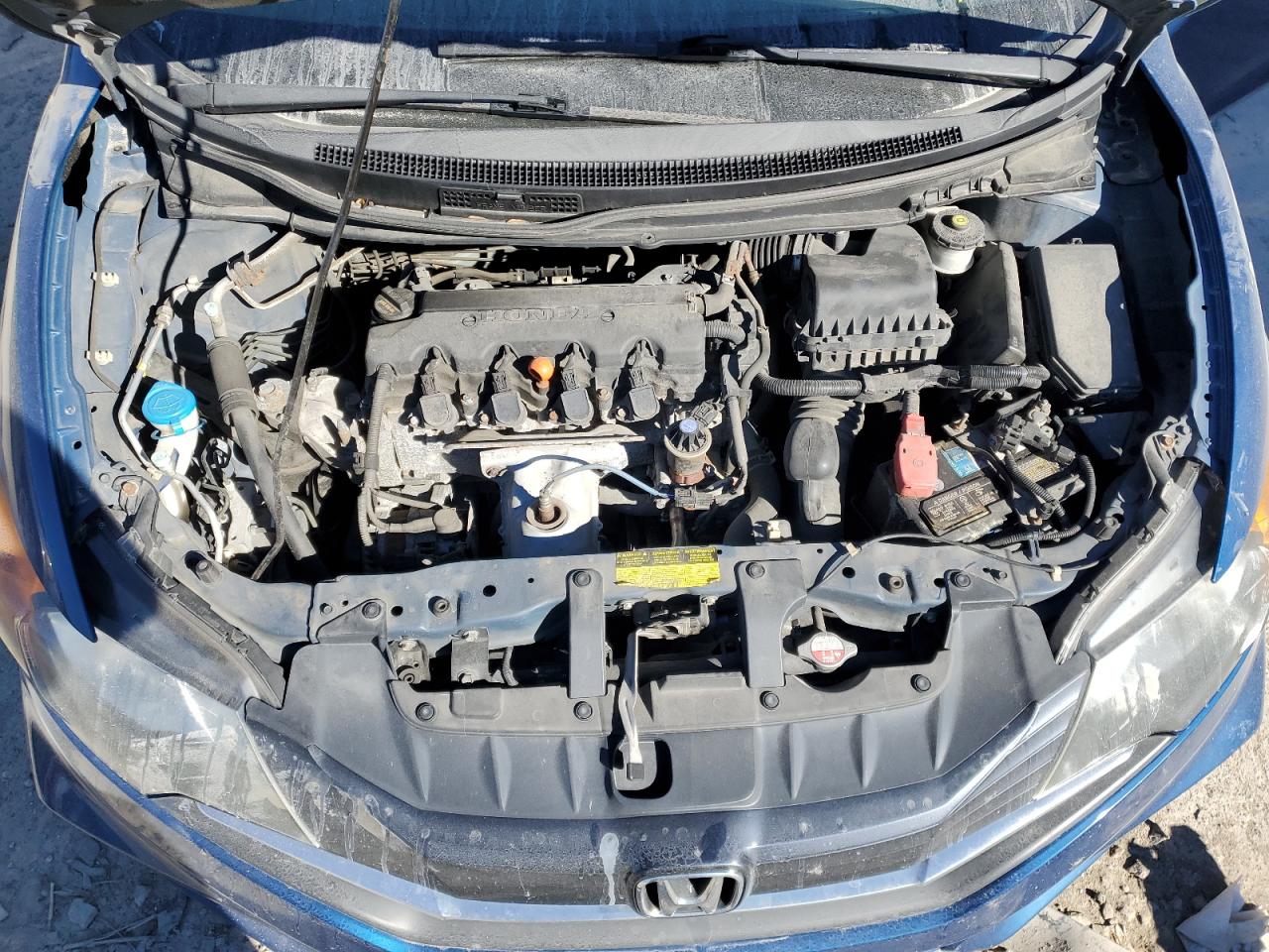 2015 Honda Civic VIN 2HGFG3B51FH511478 Copart auction photo, side / rear end damage thumbnail 11