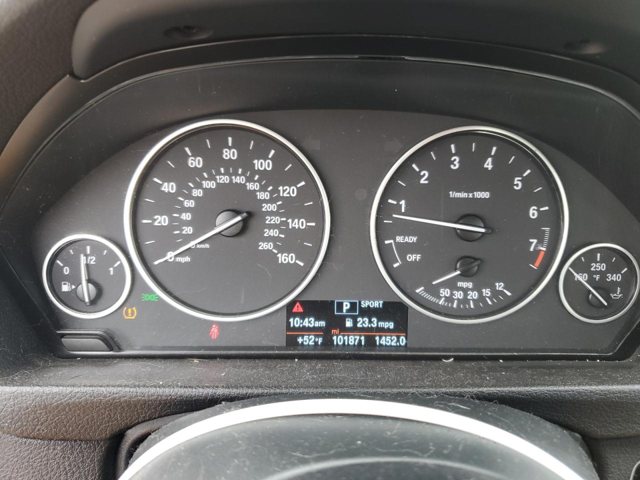 2015 BMW 3er VIN WBA3B1C57FK141114 Copart auction photo, all over damage thumbnail 9