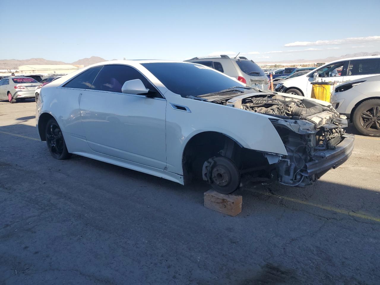 2012 Cadillac CTS VIN 1G6DP1E37C0155352 Copart auction photo, vandalism damage thumbnail 4
