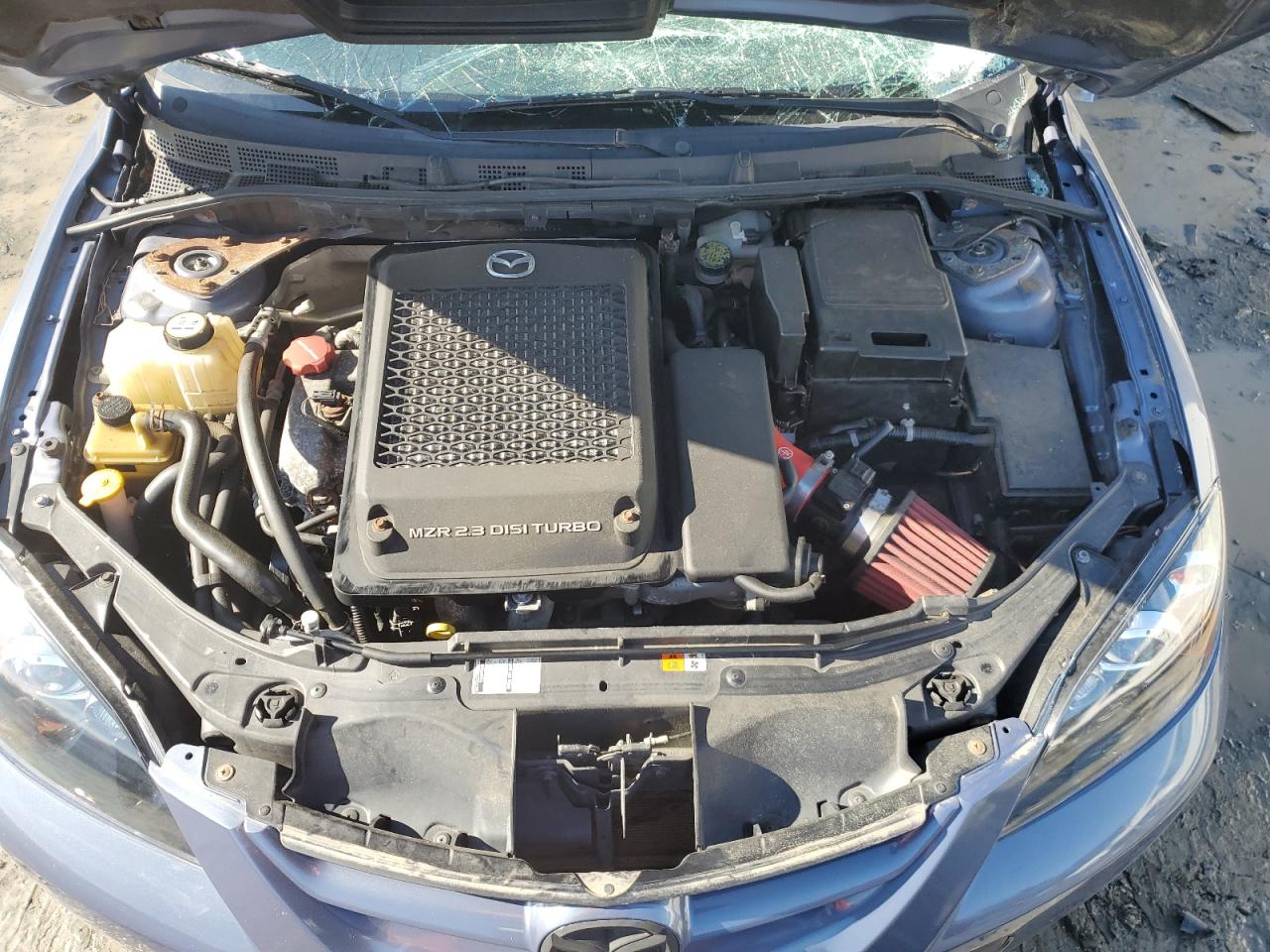 2008 Mazda 3 VIN JM1BK34L681873721 Copart auction photo, all over damage thumbnail 11