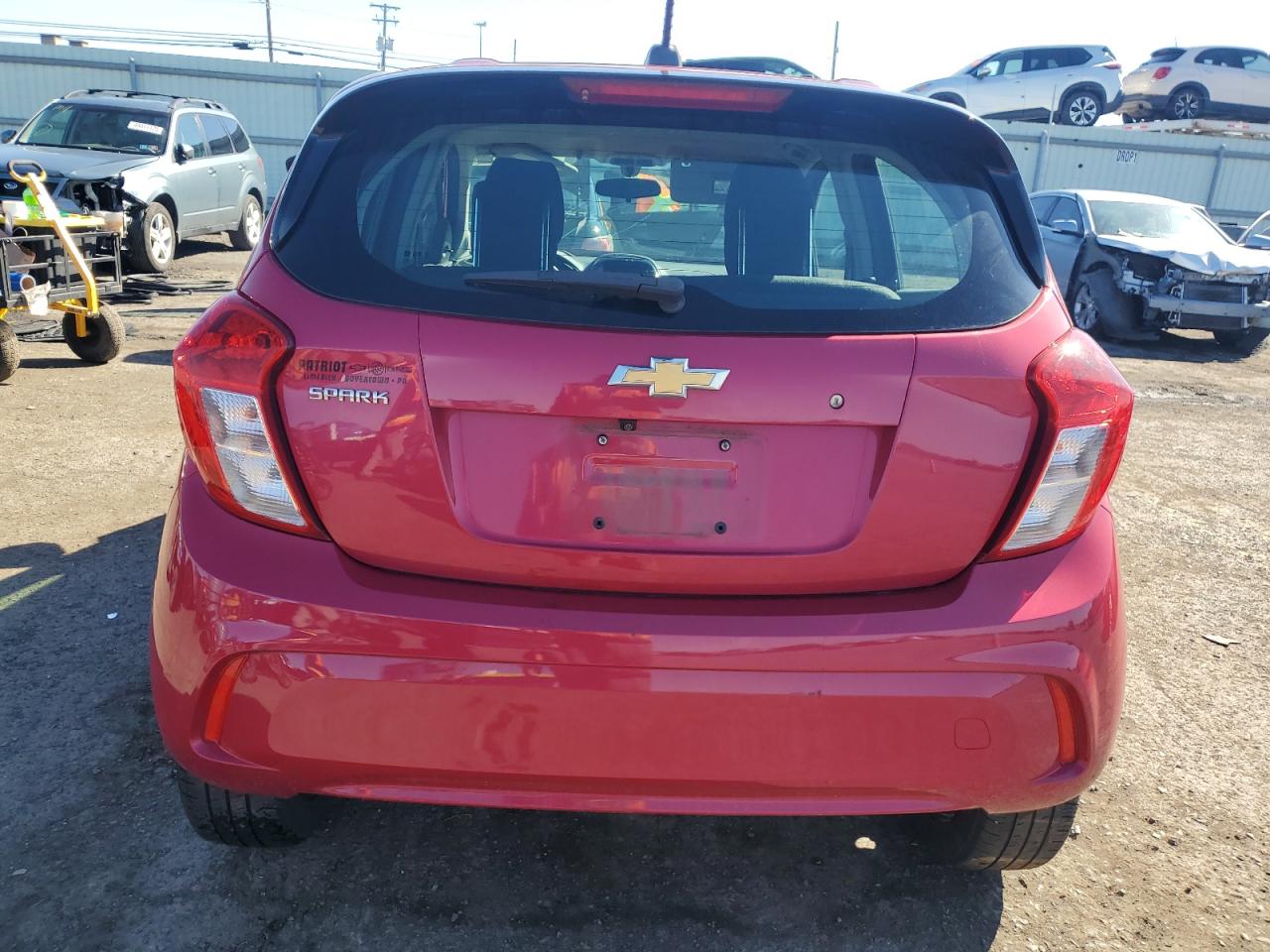 2020 Chevrolet Spark VIN KL8CB6SA4LC422767 Copart auction photo, front end / side damage thumbnail 6