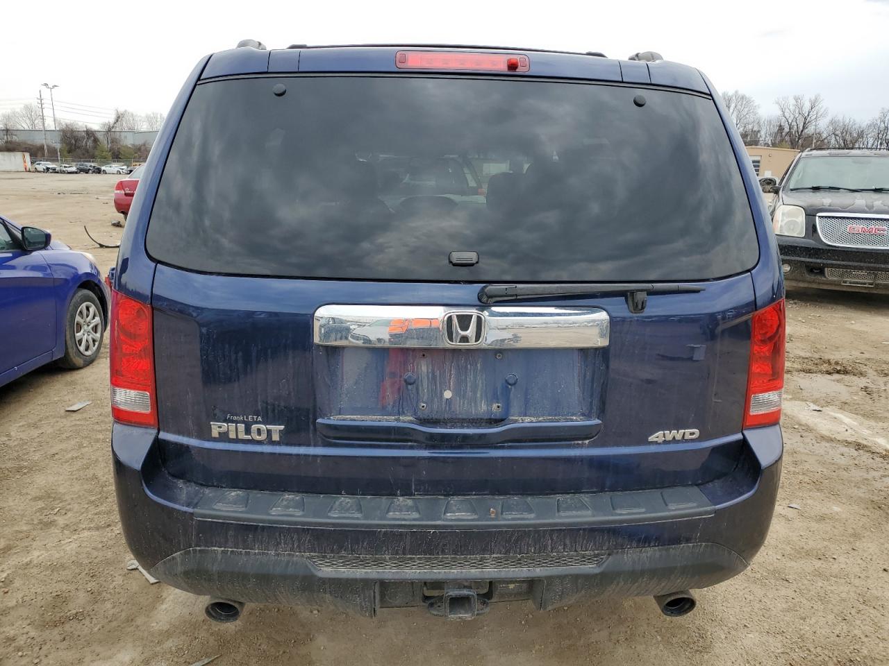 2013 Honda Pilot VIN 5FNYF4H58DB079238 Copart auction photo, front end damage thumbnail 6