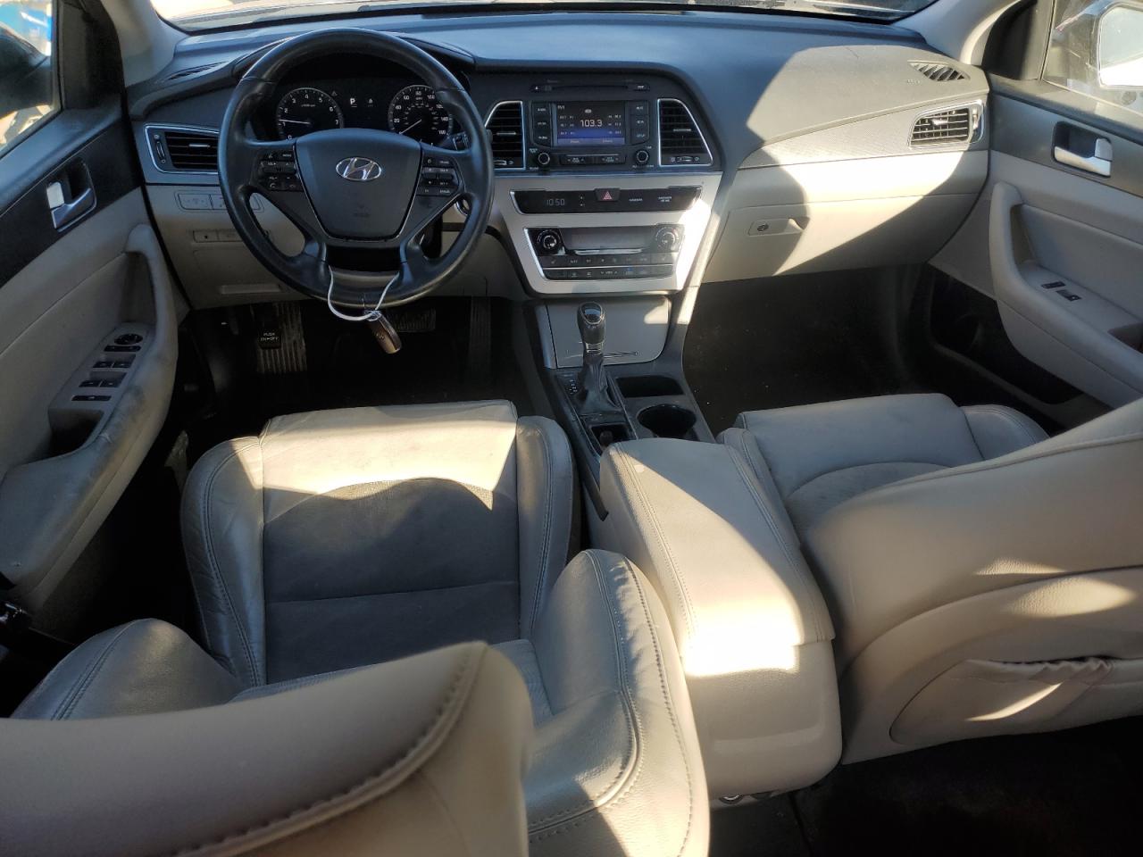 2015 Hyundai Sonata VIN 5NPE34AF2FH221117 Copart auction photo, all over damage thumbnail 8