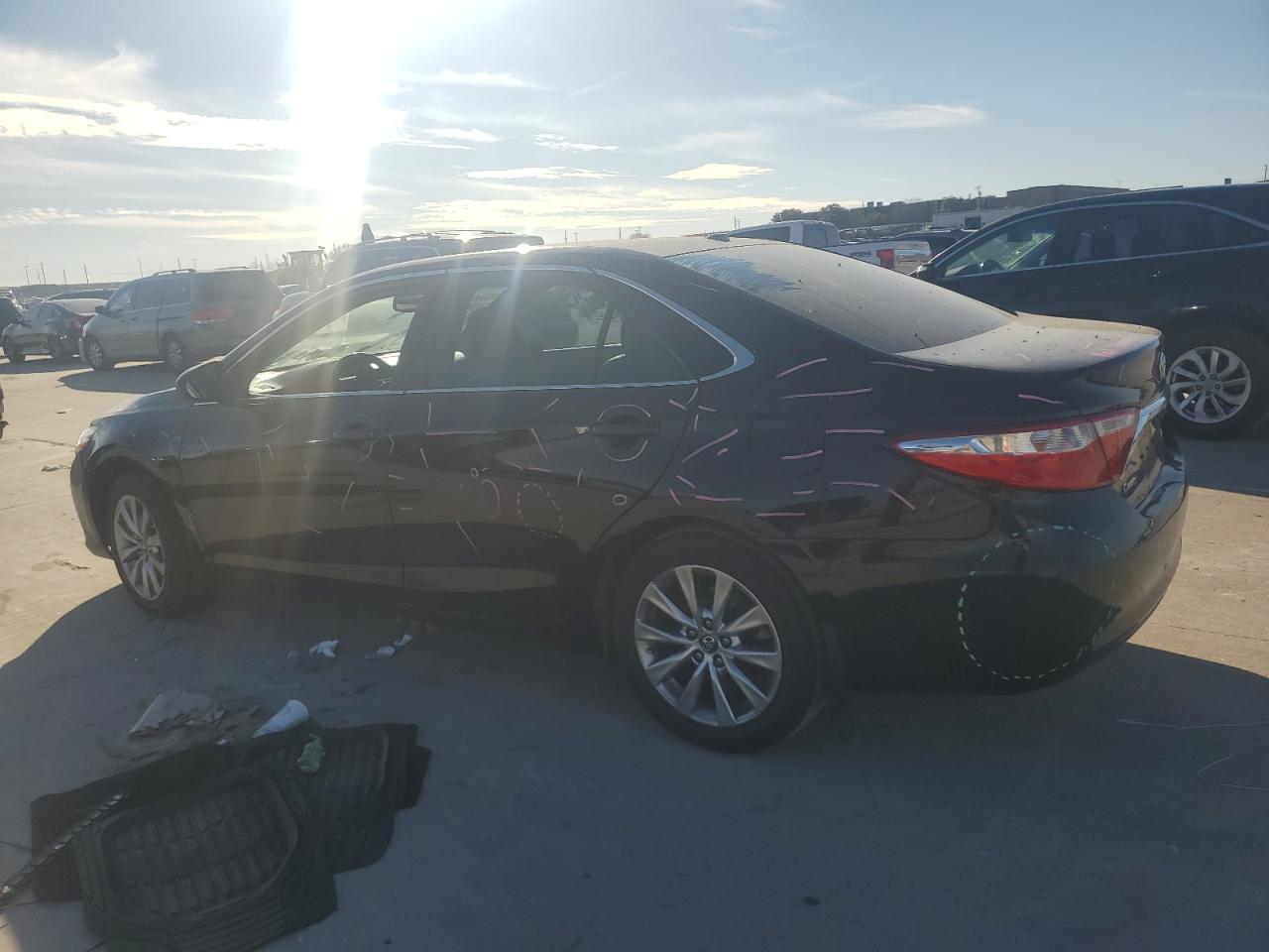 2017 Toyota Camry VIN 4T1BF1FK8HU397236 Copart auction photo, side damage thumbnail 2
