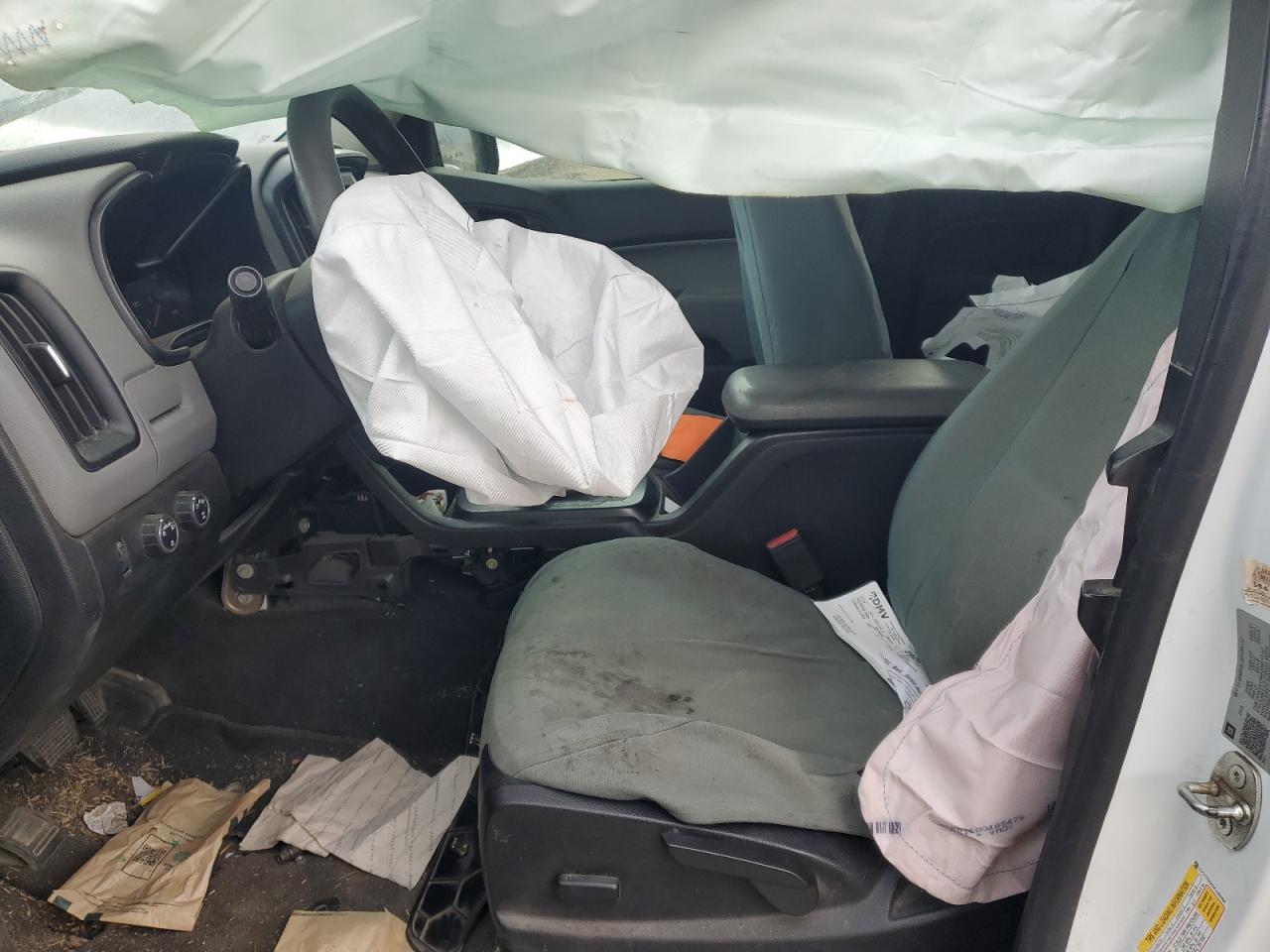 2019 Chevrolet Colorado VIN 1GCHTBEN2K1160906 Copart auction photo, front end / side damage thumbnail 7