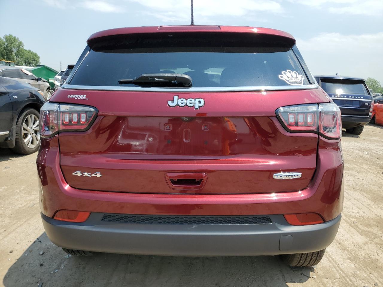 2020 Jeep Compass VIN 3C4NJDBB7LT165222 Copart auction photo, front end damage thumbnail 6
