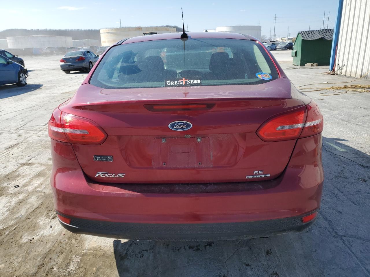 2016 Ford Focus VIN 1FADP3F25GL233944 Copart auction photo, front end / minor dent/scratches damage thumbnail 6