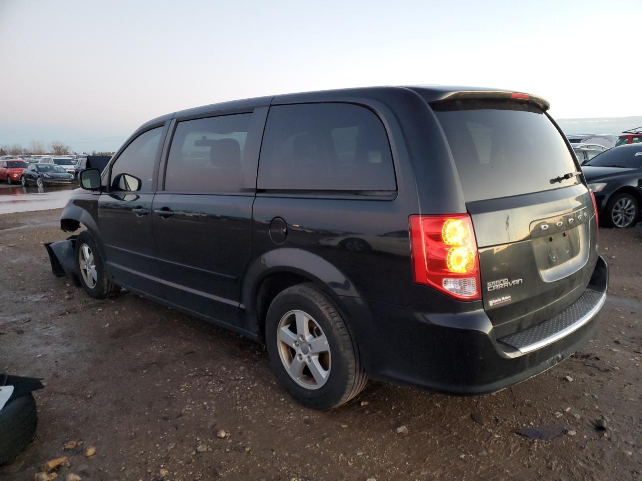 2013 Dodge Caravan VIN 2C4RDGCG8DR527907 Copart auction photo, front end damage thumbnail 2