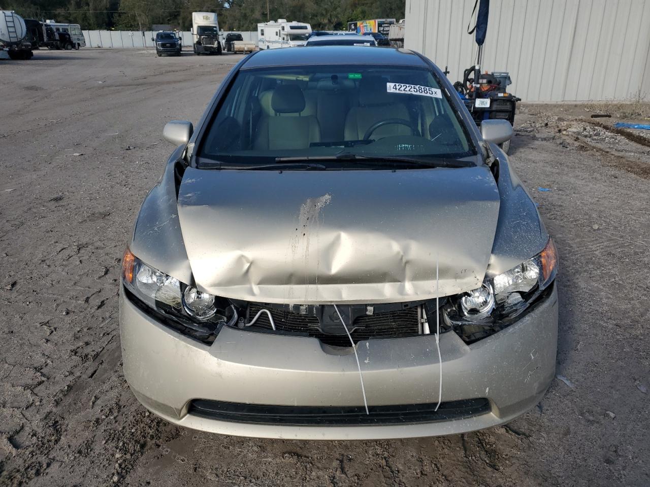 2008 Honda Civic VIN 1HGFA16588L082832 Copart auction photo, rear end / front end damage thumbnail 5