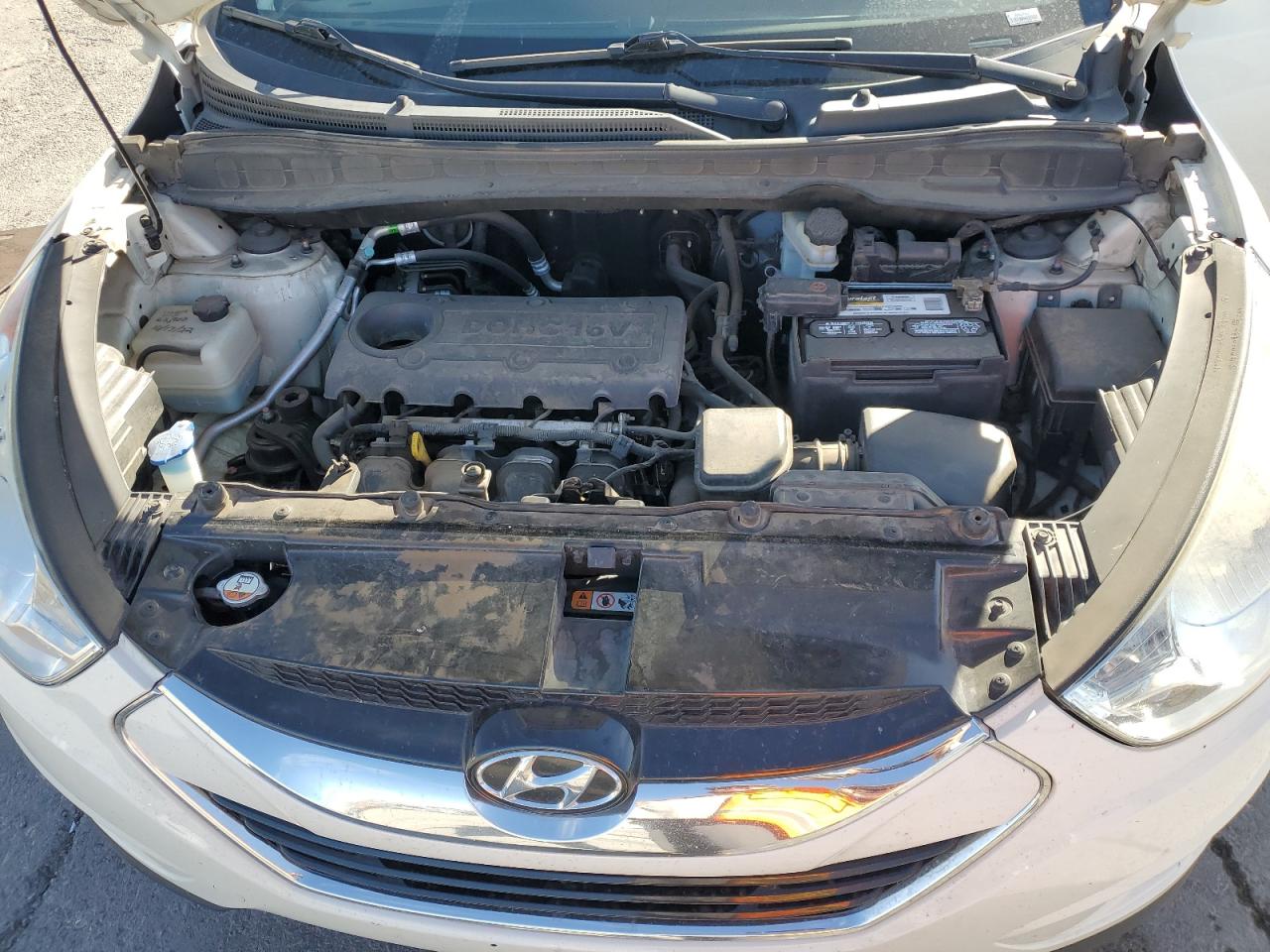 2013 Hyundai Tucson VIN KM8JU3AC2DU569655 Copart auction photo, rear end damage thumbnail 14