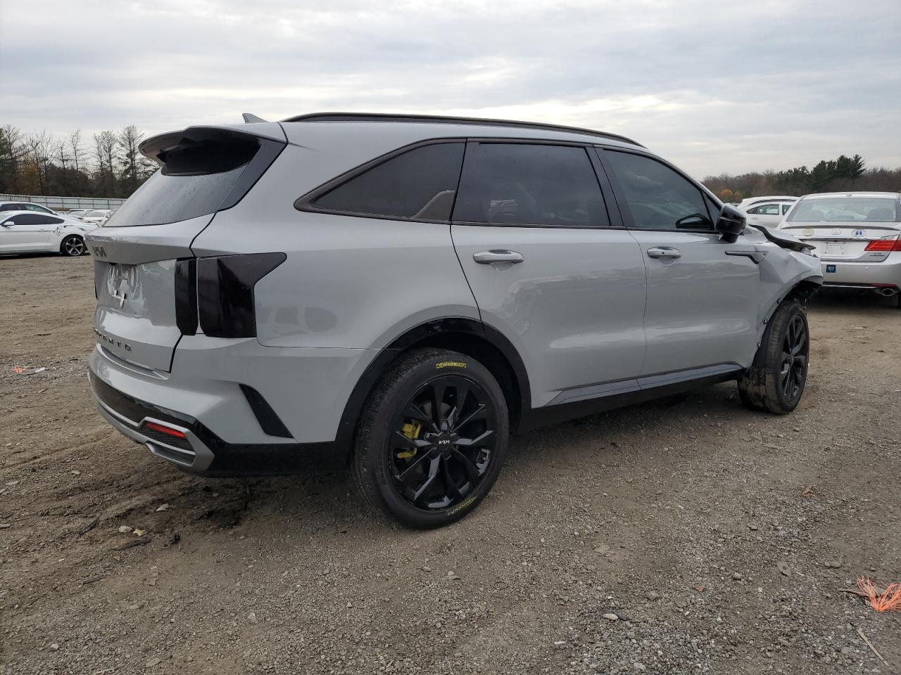 2022 KIA Sorento VIN 5XYRK4LF5NG121262 Copart auction photo, front end / minor dent/scratches damage thumbnail 3