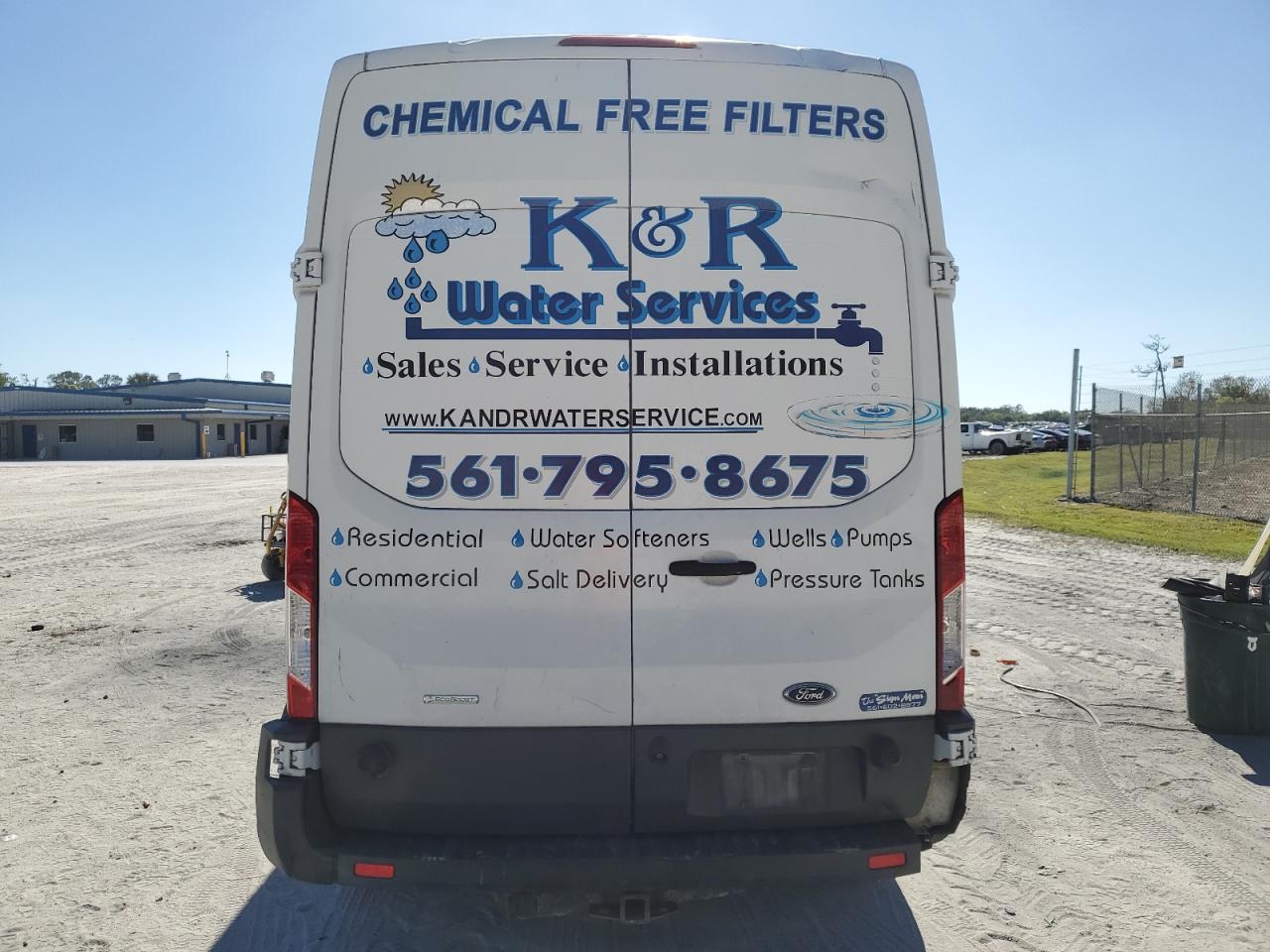 2015 Ford Transit VIN 1FTNR2XGXFKA87087 Copart auction photo, all over / minor dent/scratches damage thumbnail 6