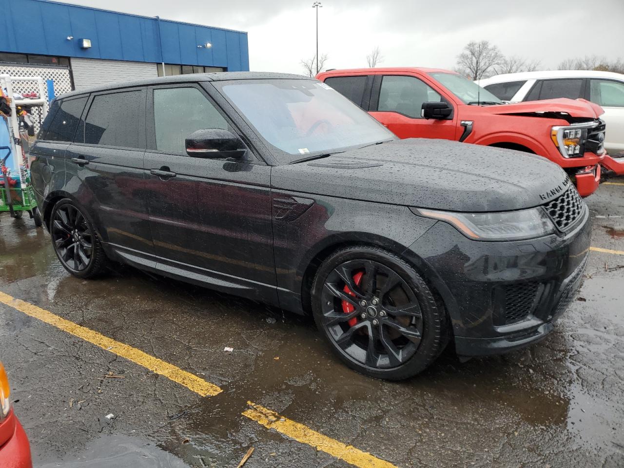2021 Land Rover Range Rover VIN SALWS2RU1MA782873 Copart auction photo, side / rear end damage thumbnail 4