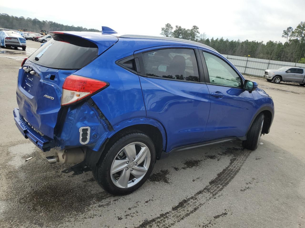2020 Honda HR-V VIN 3CZRU6H58LM703663 Copart auction photo, rear end damage thumbnail 3