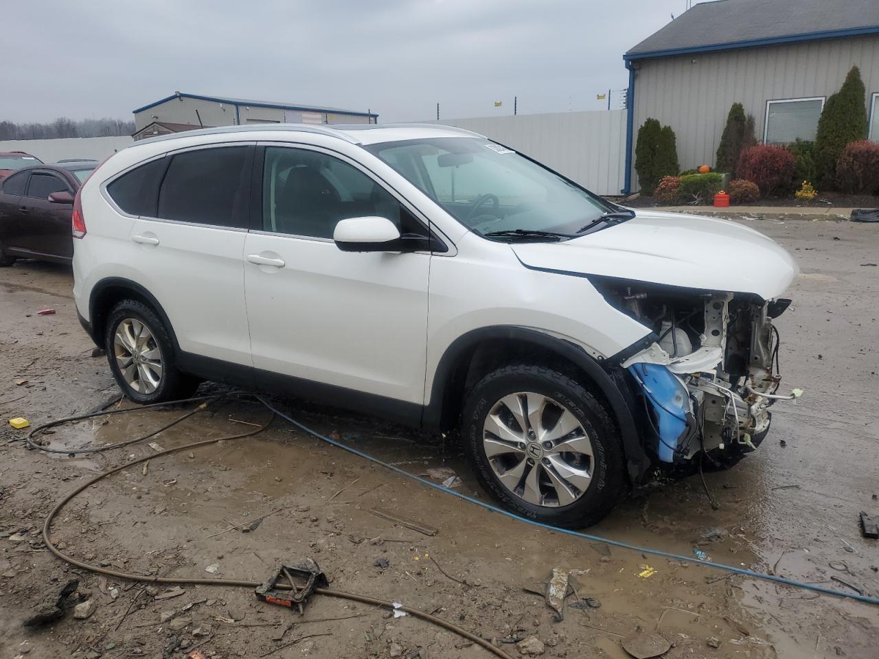 2014 Honda CR-V VIN 5J6RM4H73EL114126 Copart auction photo, front end damage thumbnail 4