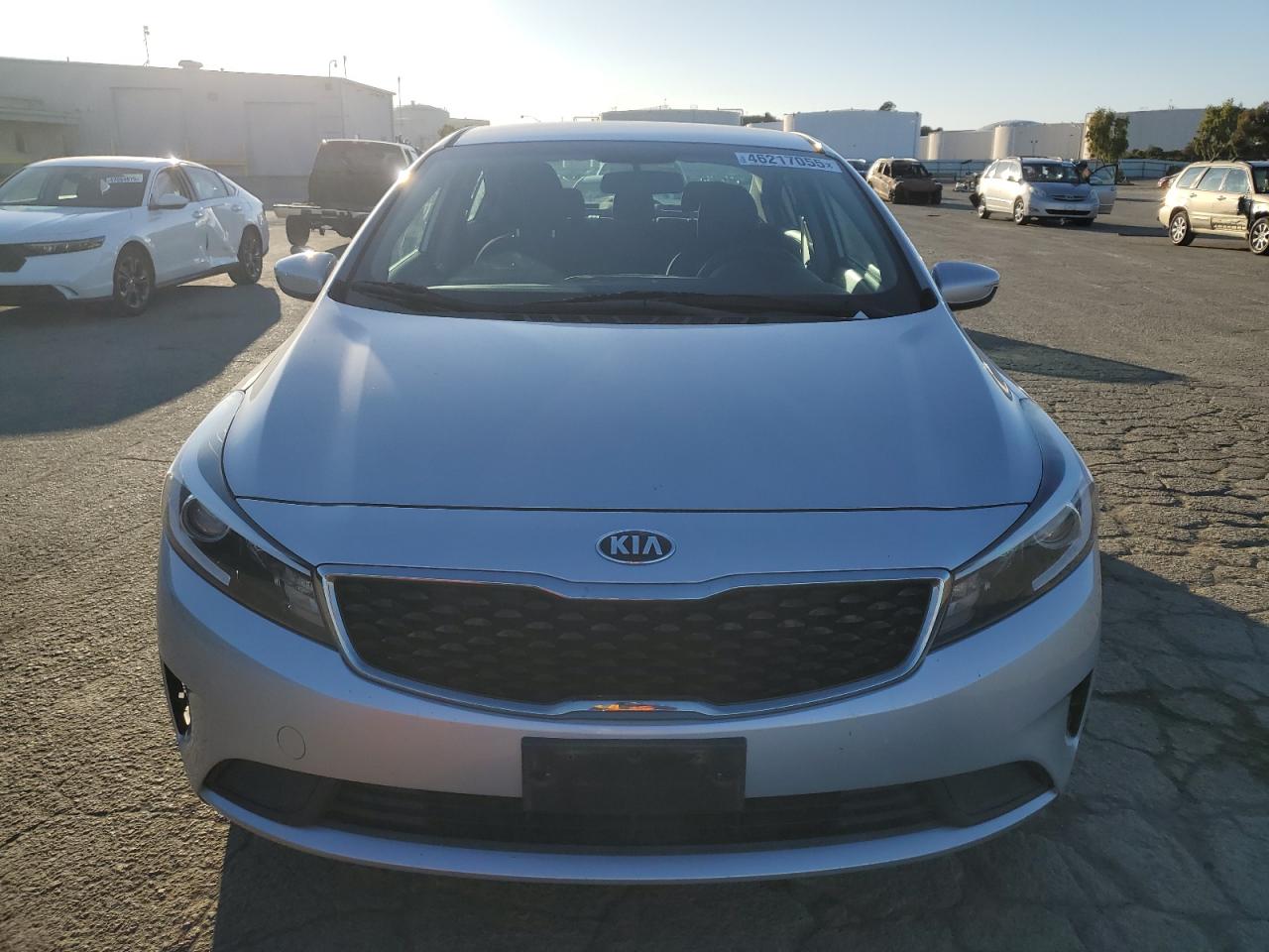 2018 KIA Forte VIN 3KPFK4A74JE254231 Copart auction photo, rear end / side damage thumbnail 5
