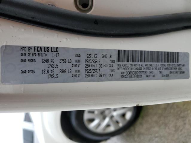 2017 Dodge Journey VIN 3C4PDCAB6HT577151 Copart auction photo, vandalism damage thumbnail 13