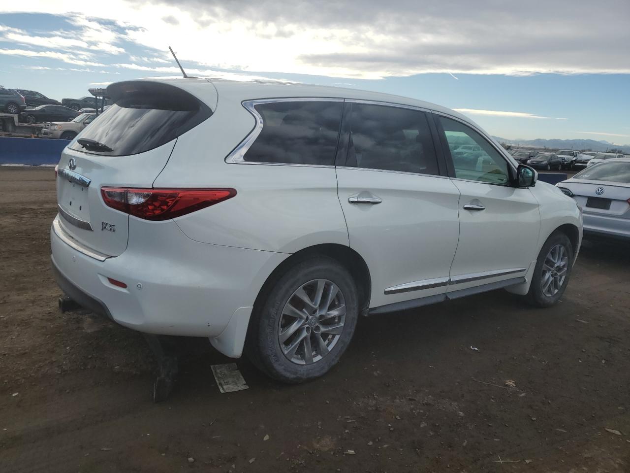 2013 Infiniti JX VIN 5N1AL0MM2DC310255 Copart auction photo, front end damage thumbnail 3