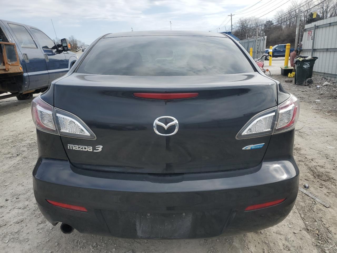 2012 Mazda 3 VIN JM1BL1V84C1647570 Copart auction photo, side / rear end damage thumbnail 6