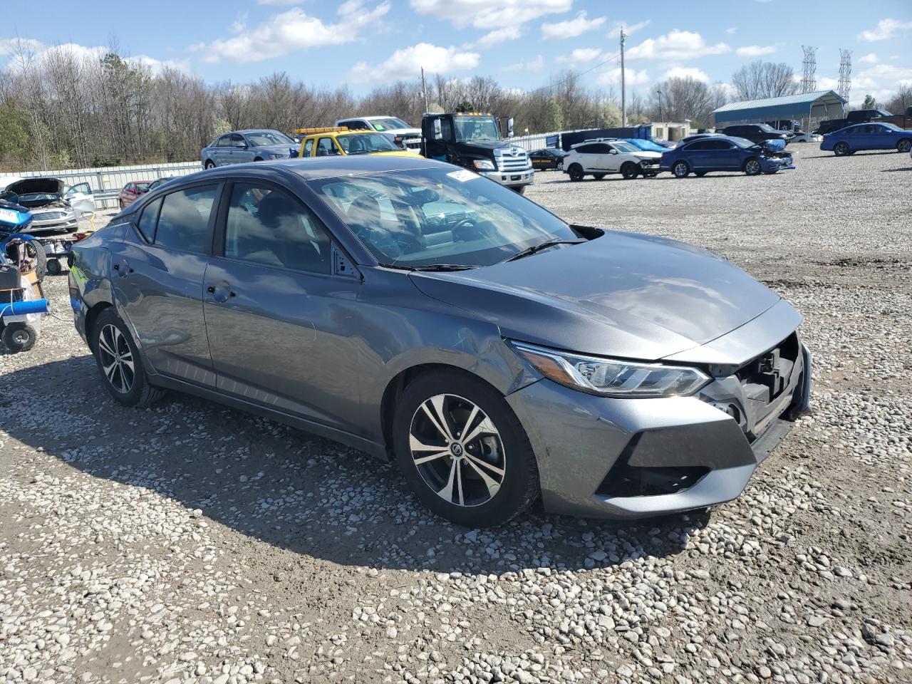 2020 Nissan Sentra VIN 3N1AB8CV9LY217905 Copart auction photo, front end damage thumbnail 4