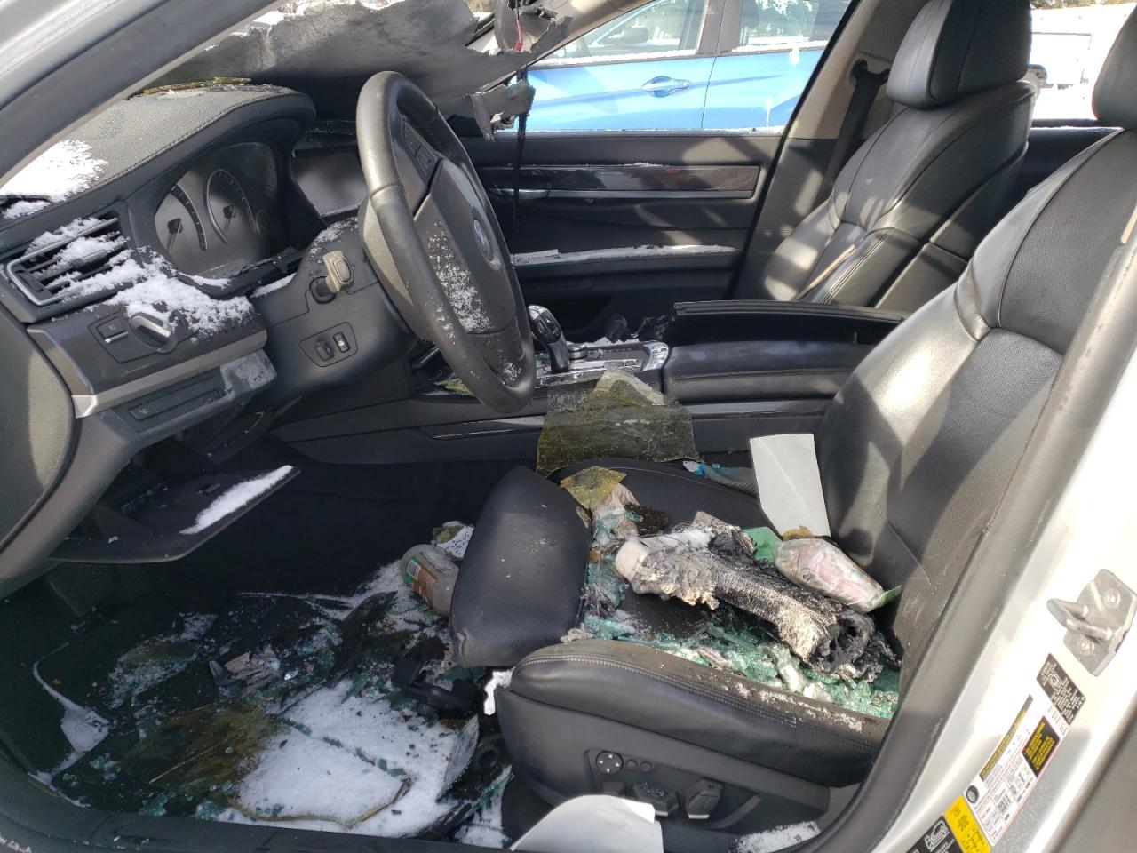 2011 BMW 7er VIN WBAKC8C55BC432555 Copart auction photo, frame damage / burn damage thumbnail 7