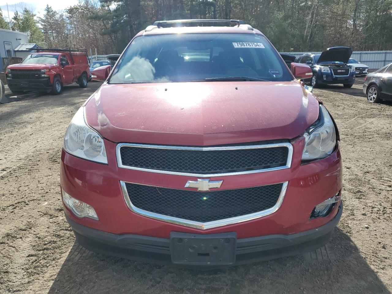 2012 Chevrolet Traverse VIN 1GNKVGED8CJ334054 Copart auction photo, front end / minor dent/scratches damage thumbnail 5