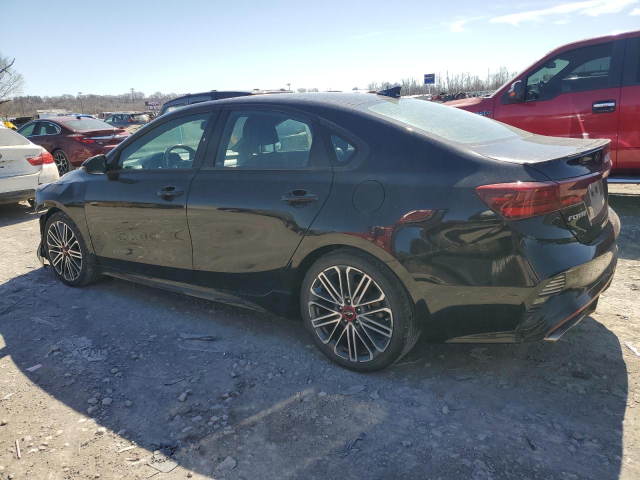 2023 KIA Forte VIN 3KPF44ACXPE537815 Copart auction photo, front end / side damage thumbnail 2